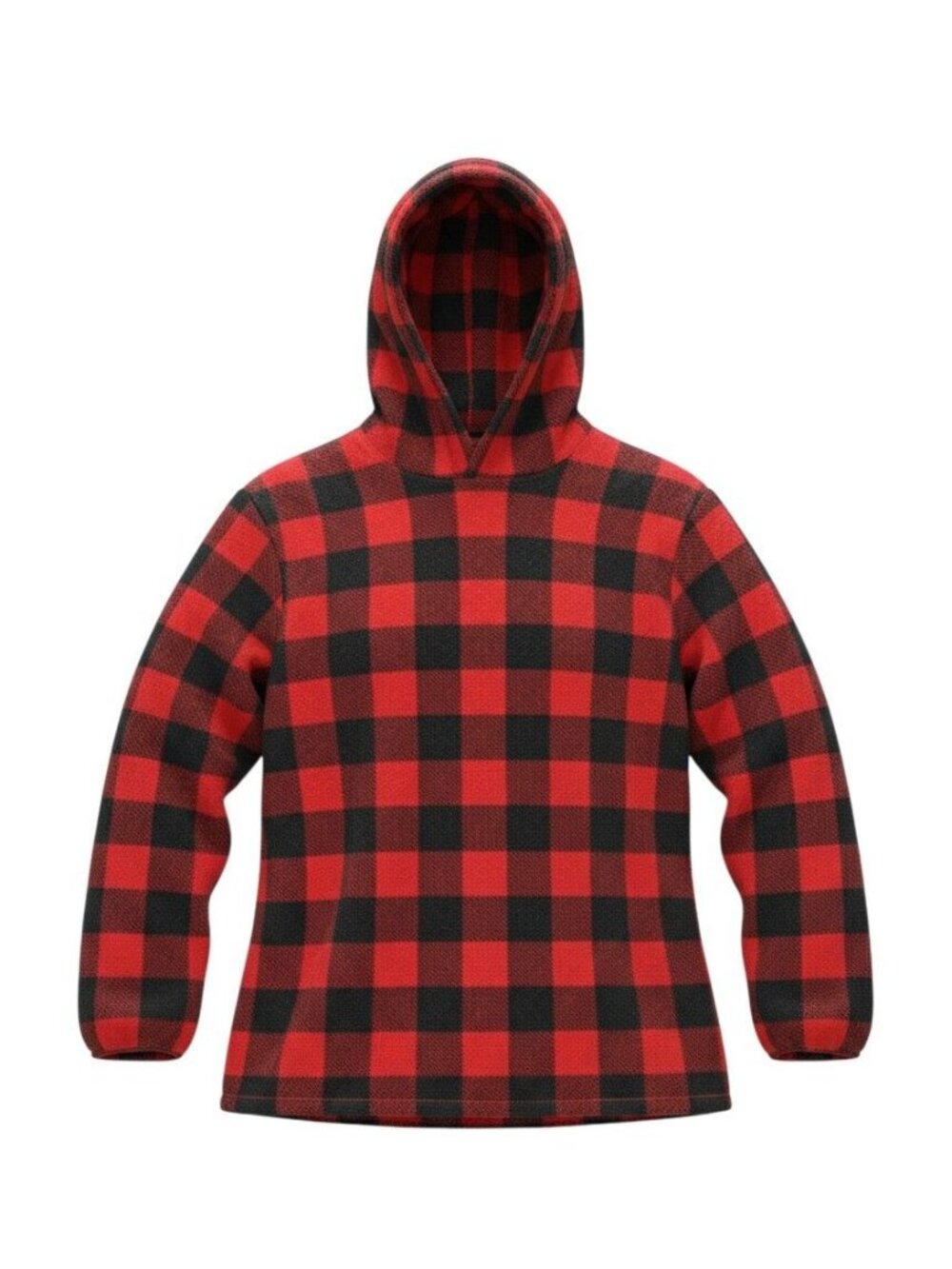Red & Black Buffalo Plaid Cat & Jack Kids Hoodie XL (16) Long Sleeve Pullover